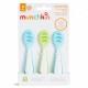 Munchkin Gentle Dip Σετ Κουταλάκια 3 τμχ Για 4+ Μηνών Μπλε-Πράσινο