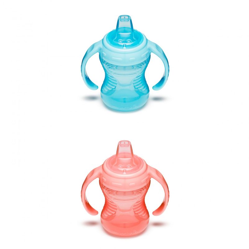 Munchkin Mighty Grip Εκπαιδευτικό Ποτηράκι Με Μαλακό Στόμιο Και Χερούλια Για 6+ Μηνών 240ml Σε Διάφορα Χρώματα