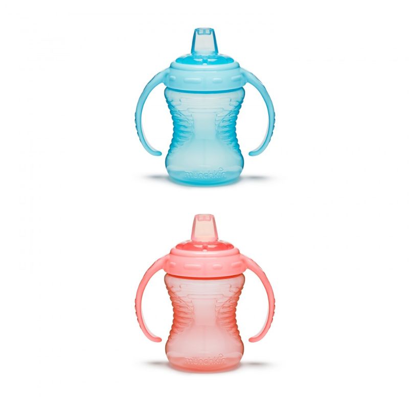 Munchkin Mighty Grip Εκπαιδευτικό Ποτηράκι Με Μαλακό Στόμιο Και Χερούλια Για 6+ Μηνών 240ml Σε Διάφορα Χρώματα