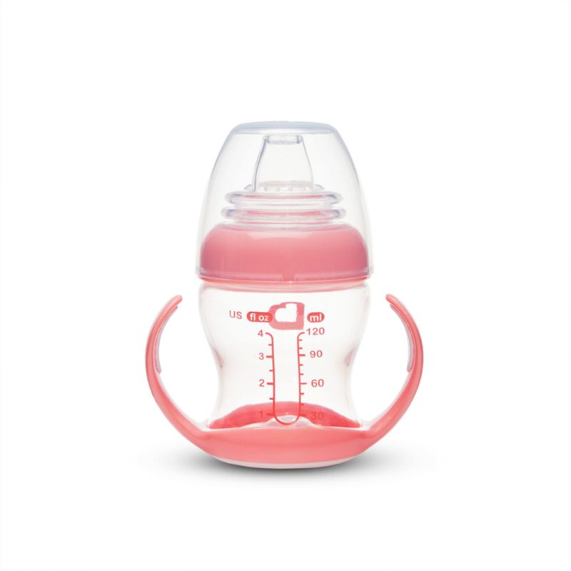 Munchkin Gentle Cup Ποτηράκι Με Μαλακό Στόμιο 4+ Μηνών 118ml Pink
