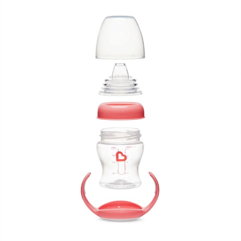 Munchkin Gentle Cup Ποτηράκι Με Μαλακό Στόμιο 4+ Μηνών 118ml Pink