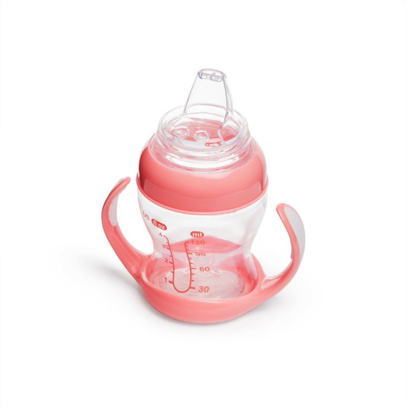Munchkin Gentle Cup Ποτηράκι Με Μαλακό Στόμιο 4+ Μηνών 118ml Pink