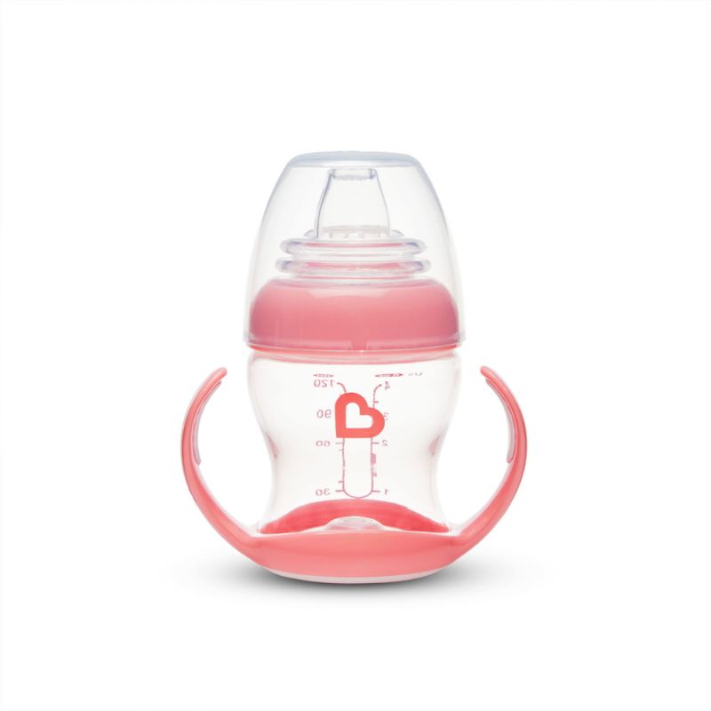 Munchkin Gentle Cup Ποτηράκι Με Μαλακό Στόμιο 4+ Μηνών 118ml Pink