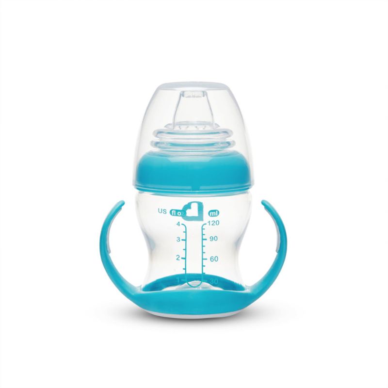 Munchkin Gentle Cup Ποτηράκι Με Μαλακό Στόμιο 4+ Μηνών 118ml Light Blue