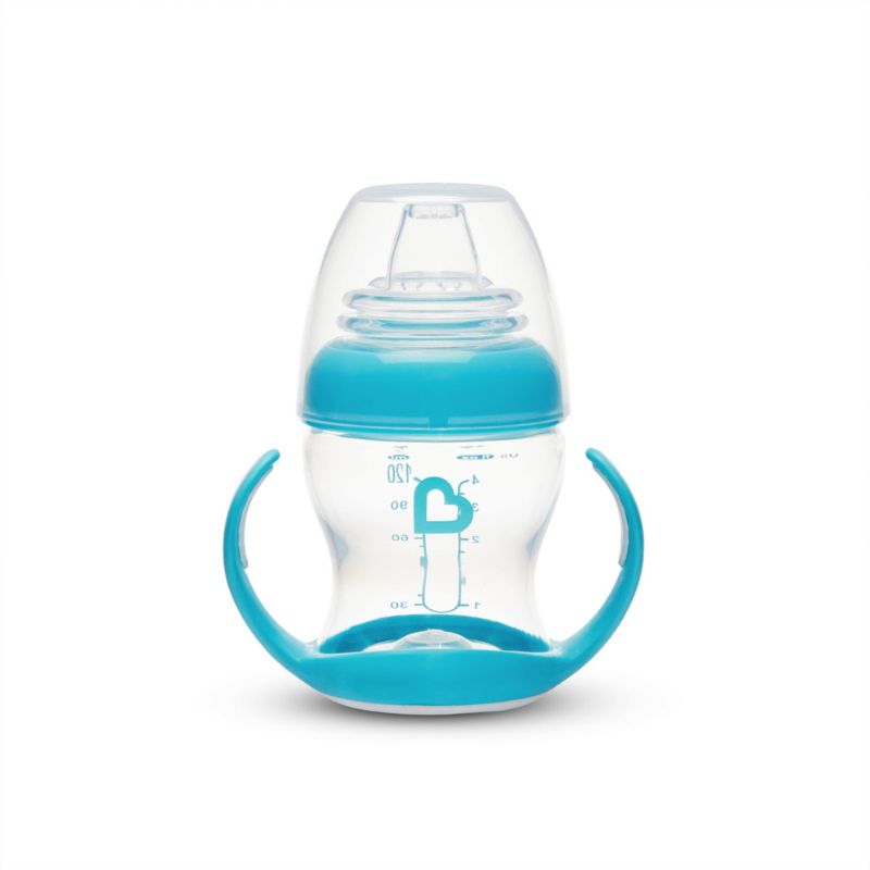 Munchkin Gentle Cup Ποτηράκι Με Μαλακό Στόμιο 4+ Μηνών 118ml Light Blue