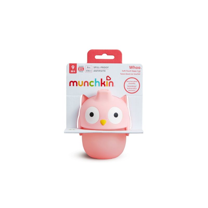Munchkin Soft Toch Εκπαιδευτικό Ποτηράκι Με Μαλακό Στόμιο Για 9+ Μηνών 230ml Owl