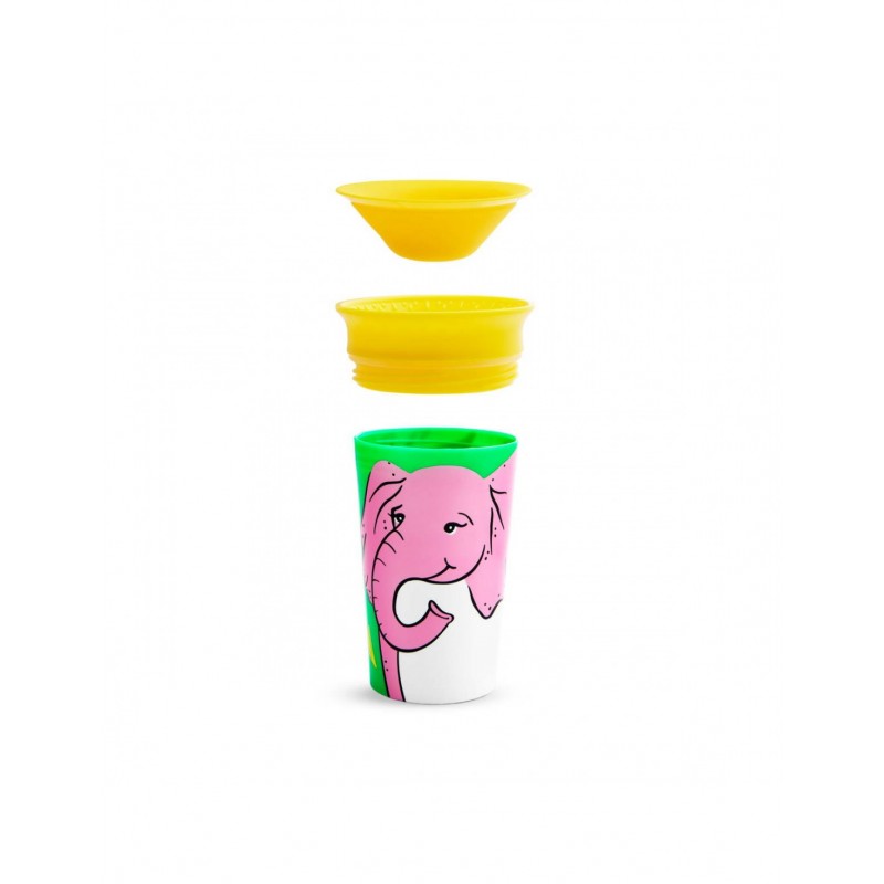 Munchkin Miracle Sipply Cup Εκπαιδευτικό ποτηράκι 266ml Elephant