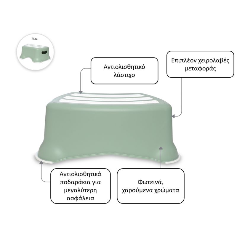 My Carry Potty My Little Step Stool Σκαλοπάτι Sage