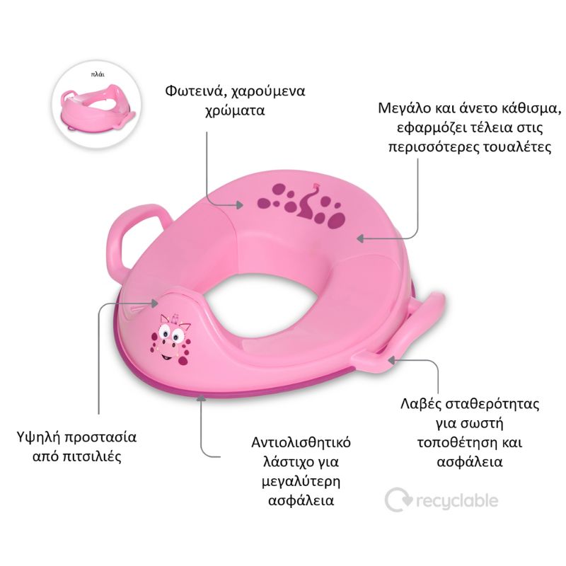 My Carry Potty My Little Trainer Seat Στεφάνι Τουαλέτας Dragon