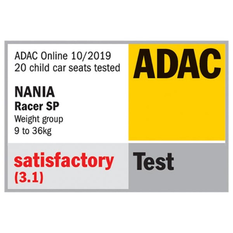 Nania Racer Κάθισμα Αυτοκινήτου 76-150 Grey