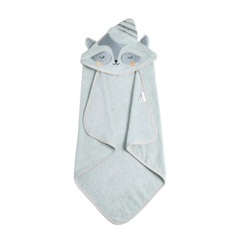 Nima Τρίγωνο Μπουρνούζι 75*75cm Sleepy Racoon