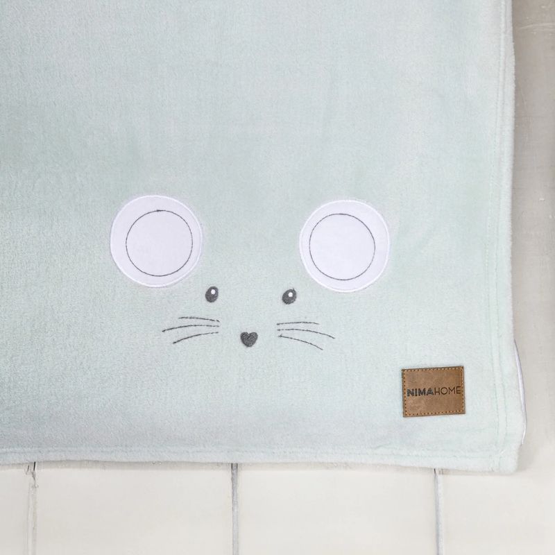 Nima Κουβέρτα Fleece 110*150cm Mouse