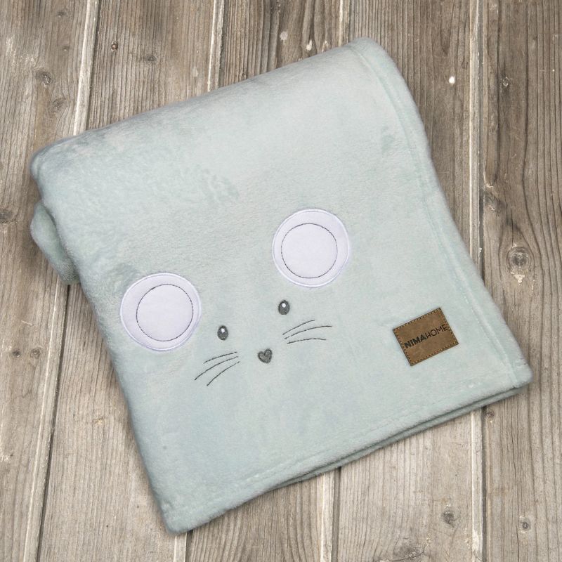 Nima Κουβέρτα Fleece 110*150cm Mouse