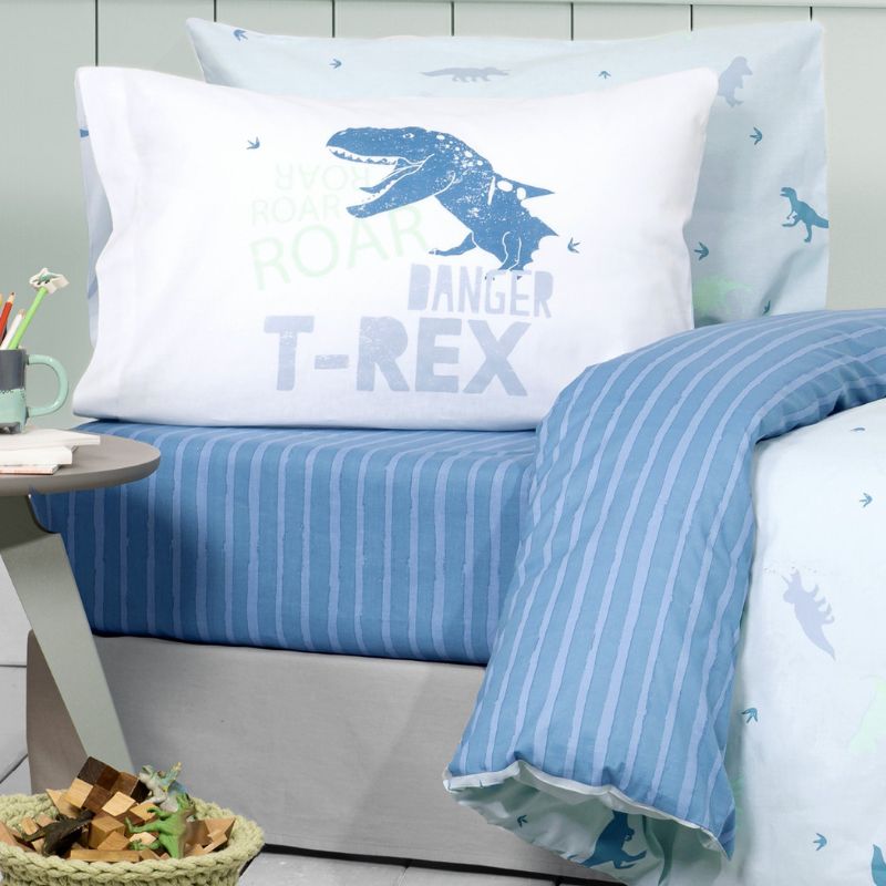 Nima Σετ Σεντόνια Μονά Με Λάστιχο (1 100*200+30cm και 1 170*255cm) 2 τμχ Και 1 Μαξιλαροθήκη 52*72cm Roar