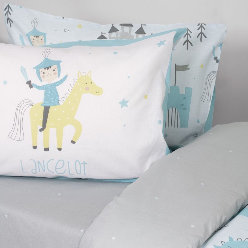 Nima Σετ Σεντόνια Μονά Με Λάστιχο (1 100*200+30cm και 1 170*255cm) 2 τμχ Και 1 Μαξιλαροθήκη 52*72cm Lancelot