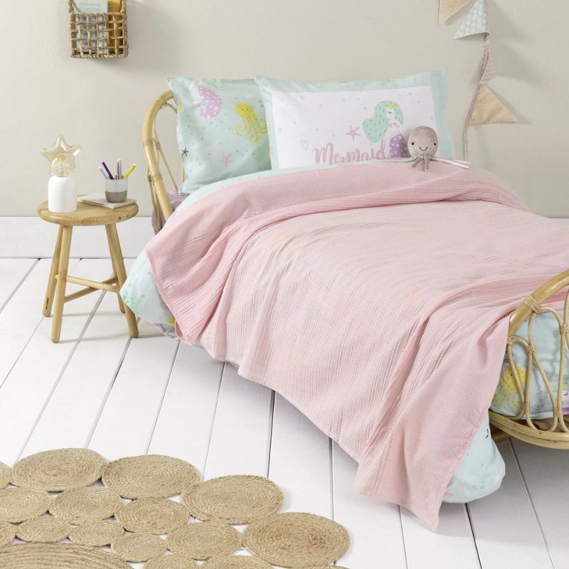 Nima Κουβέρτα Πικέ Για Μονό 160cm*240cm Dune Pink