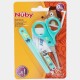 Nuby Σετ Μανικιούρ Με Ψαλιδάκι, Νυχοκόπτη Και Λίμα 3 τμχ Green