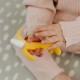 Nuby Σιλικονούχο Μασητικό Για 3+ Μηνών Banana