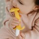 Nuby Σιλικονούχο Μασητικό Για 3+ Μηνών Banana