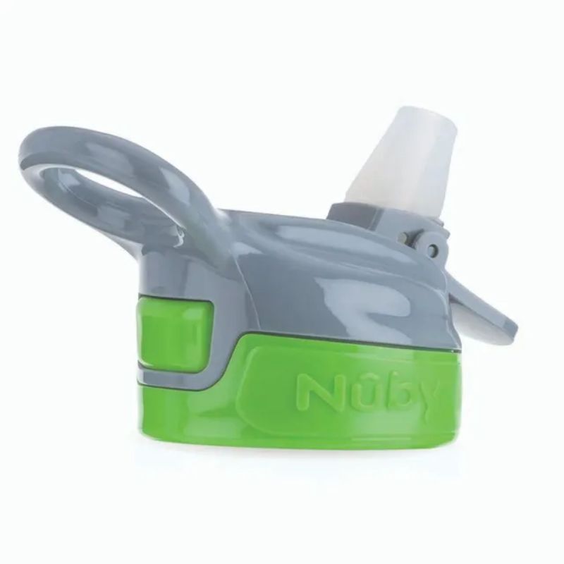 Nuby Εκπαιδευτικό Ποτηράκι Με Μαλακό Καλαμάκι Για 3+ Ετών 360ml Green