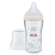 Nuk Perfect Match Γυάλινο Μπιμπερό Με Σιλικονούχα Θηλή Για 3+ Μηνών 230ml Rainbow
