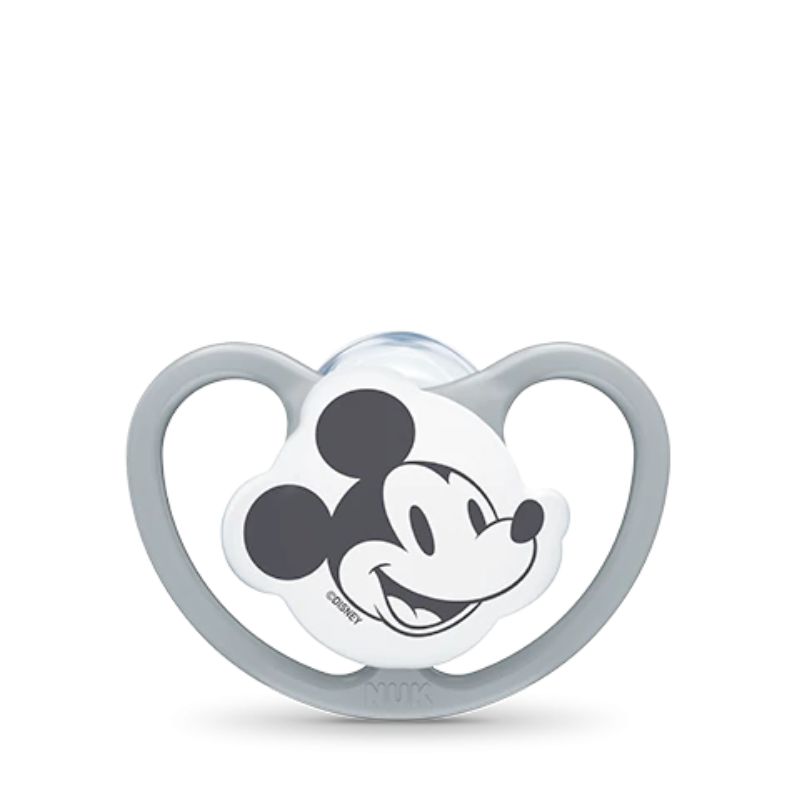 Nuk Disney Baby Space Mickey Πιπίλα Σιλικόνης 1 τμχ 0-6 Μηνών Σε Διάφορα Σχέδια