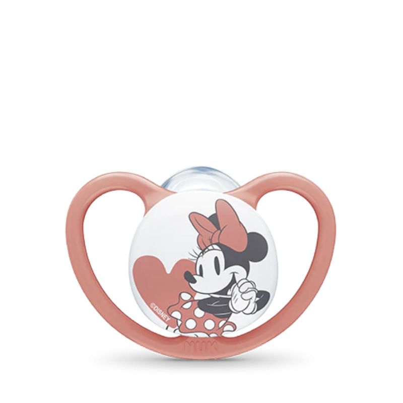 Nuk Disney Baby Space Mickey Πιπίλα Σιλικόνης 1 τμχ 0-6 Μηνών Σε Διάφορα Σχέδια