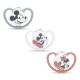 Nuk Disney Baby Space Mickey Πιπίλα Σιλικόνης 1 τμχ 0-6 Μηνών Σε Διάφορα Σχέδια