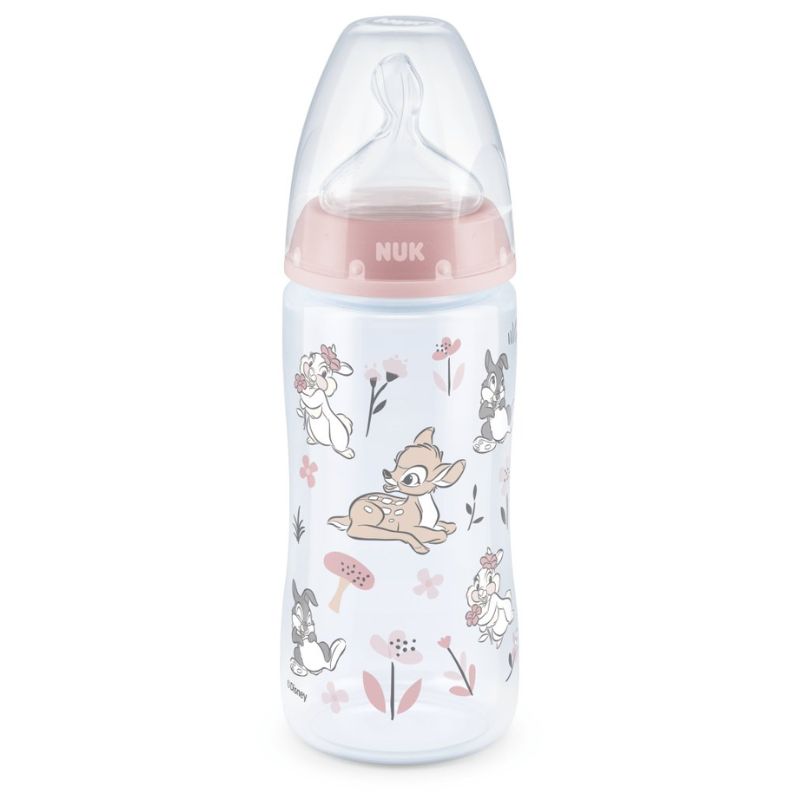 Nuk First Choice Plus Μπιμπερό Με Θηλή Για 6-18 Μηνών 300ml Bambi