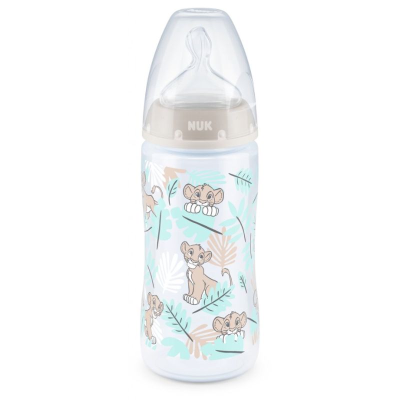 Nuk First Choice Plus Μπιμπερό Με Θηλή Για 6-18 Μηνών 300ml The Lion King