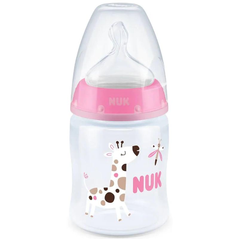 Nuk First Choice+ Πλαστικό Μπιμπερό 1 τμχ Με Θηλή Σιλικόνης 0-6 Μηνών 150ml Σε Διάφορα Σχέδια