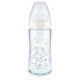 Nuk First Choice Μπιμπερό Γυάλινο Με Θηλή Σιλικόνης 0-6m 1 τμχ 240ml Σε Διάφορα Χρώματα
