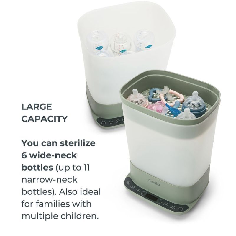 Nuvita SteriDry Ηλεκτρικός Αποστειρωτής Ατμού Και Στεγνωτήρας Μπιμπερό 1088