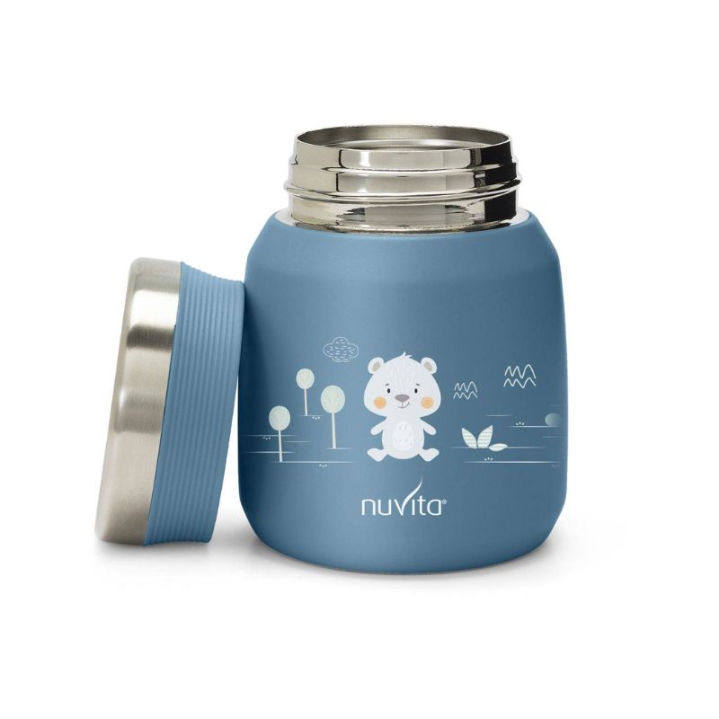 Nuvita Θερμός Φαγητού 300ml Powder Blue