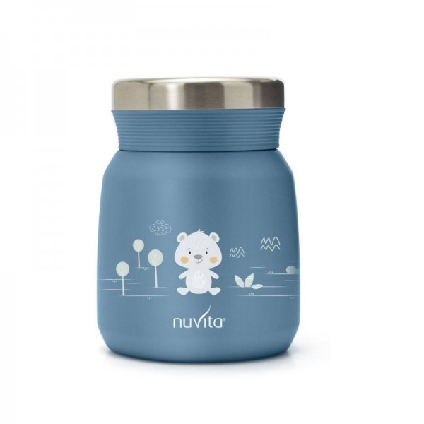 Nuvita Θερμός Φαγητού 300ml Powder Blue