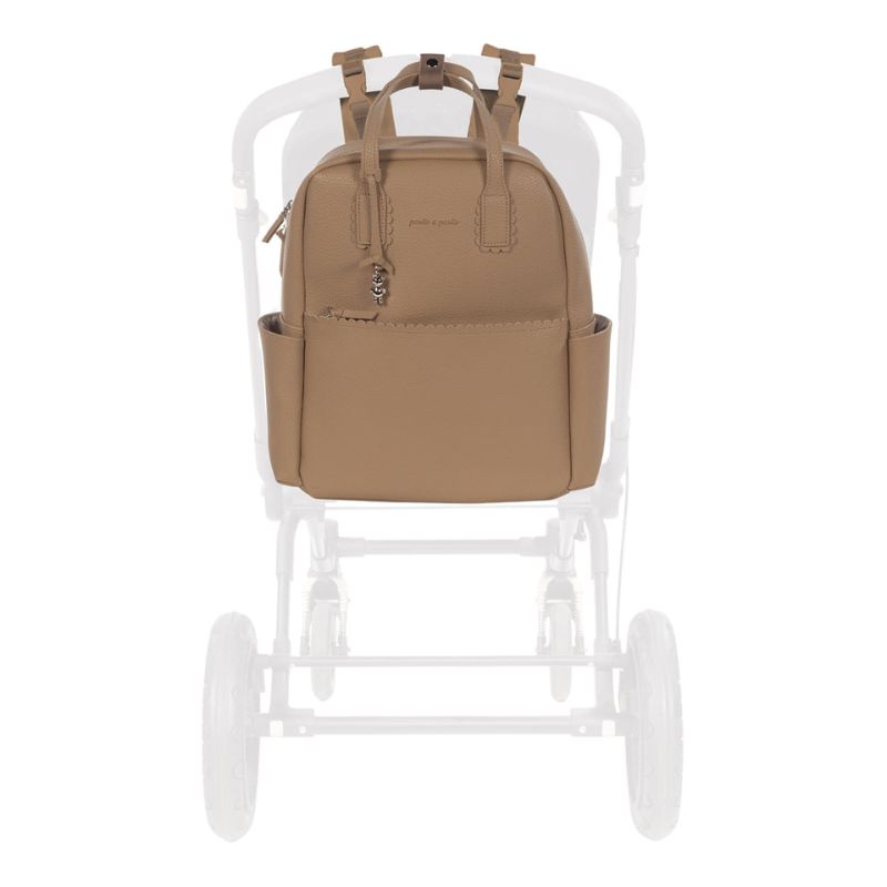 Pasito a Pasito Rucksack Τσάντα Backpack Με Αλλαξιέρα Icon Caramel