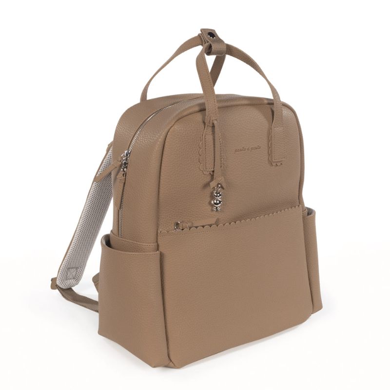 Pasito a Pasito Rucksack Τσάντα Backpack Με Αλλαξιέρα Icon Caramel