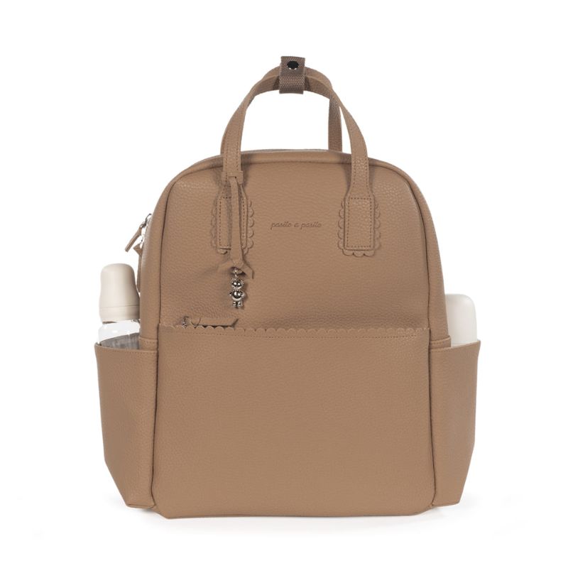 Pasito a Pasito Rucksack Τσάντα Backpack Με Αλλαξιέρα Icon Caramel