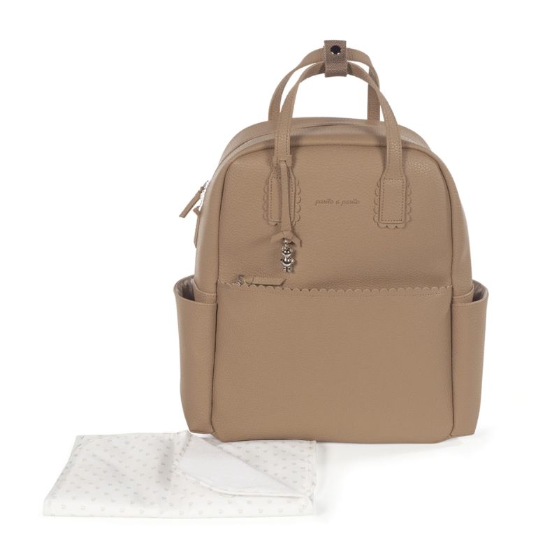 Pasito a Pasito Rucksack Τσάντα Backpack Με Αλλαξιέρα Icon Caramel