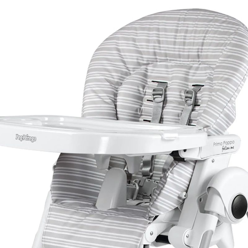 Peg Perego Prima Pappa Follow Me Κάθισμα Φαγητού Linear Grey