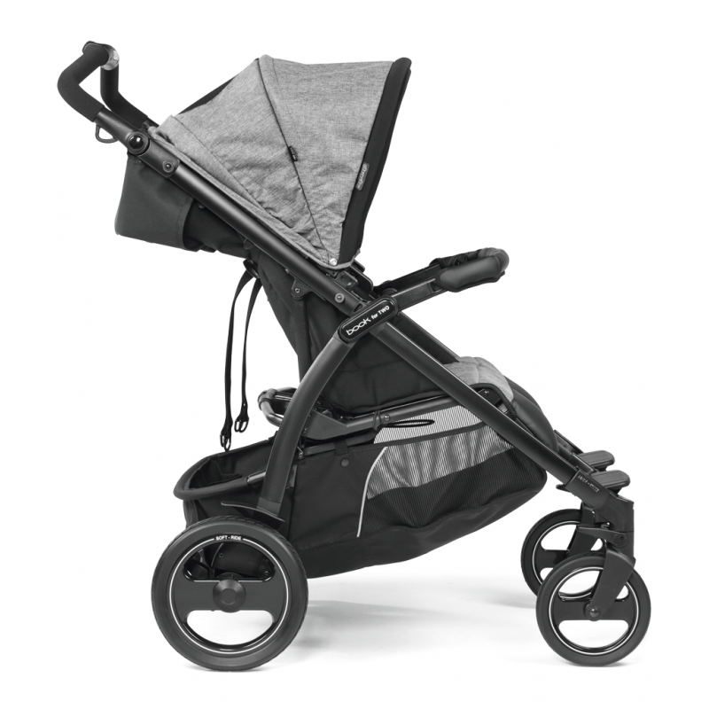 Peg Perego Book For Two Βρεφικό Καρότσι Διδύμων Quartz