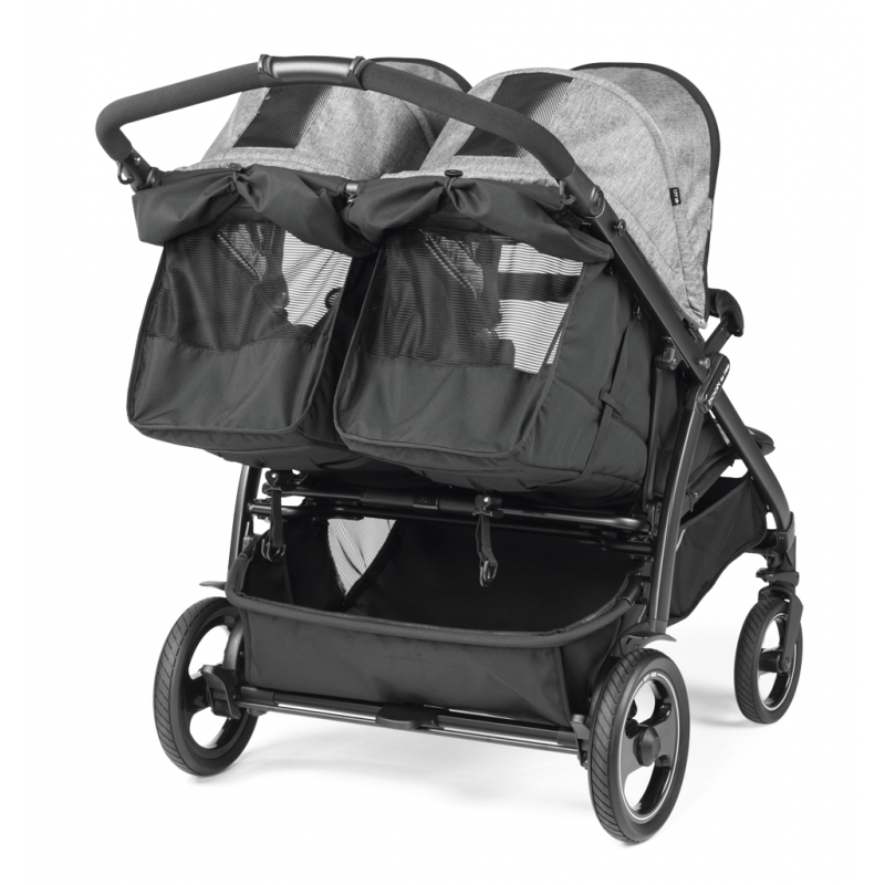 Peg Perego Book For Two Βρεφικό Καρότσι Διδύμων Quartz