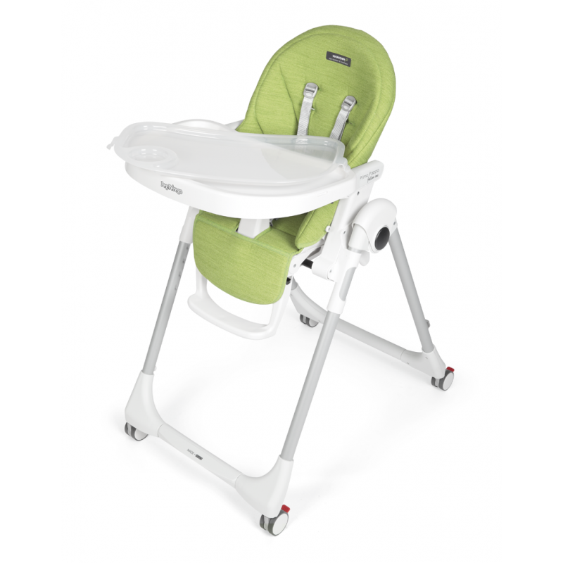 PegPerego Prima Pappa Follow me 19 Wonder Green με νέο stain resistant ύφασμα