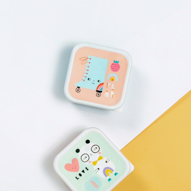 Petit Monkey lunch box set 3 Φαγητοδοχεία skate boot