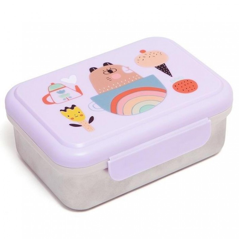 Petit Monkey stainless steel lunch box Φαγητοδοχείο Apple of my eye