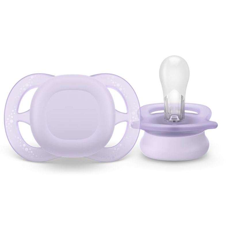 Philips Avent Ultra Start Πιπίλα 0-2 Μηνών Μωβ - Πορτοκαλί