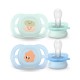 Philips Avent Ultra Start Πιπίλα 0-2 Μηνών Πράσινο - Γαλάζιο Με Σχέδιο