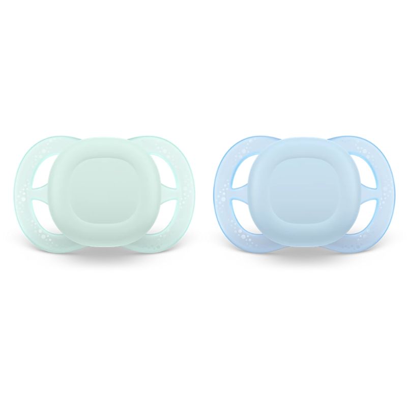 Philips Avent Ultra Start Σετ Σιλικονούχες Πιπίλες Για 0-2 Μηνών Light Green / Light Blue