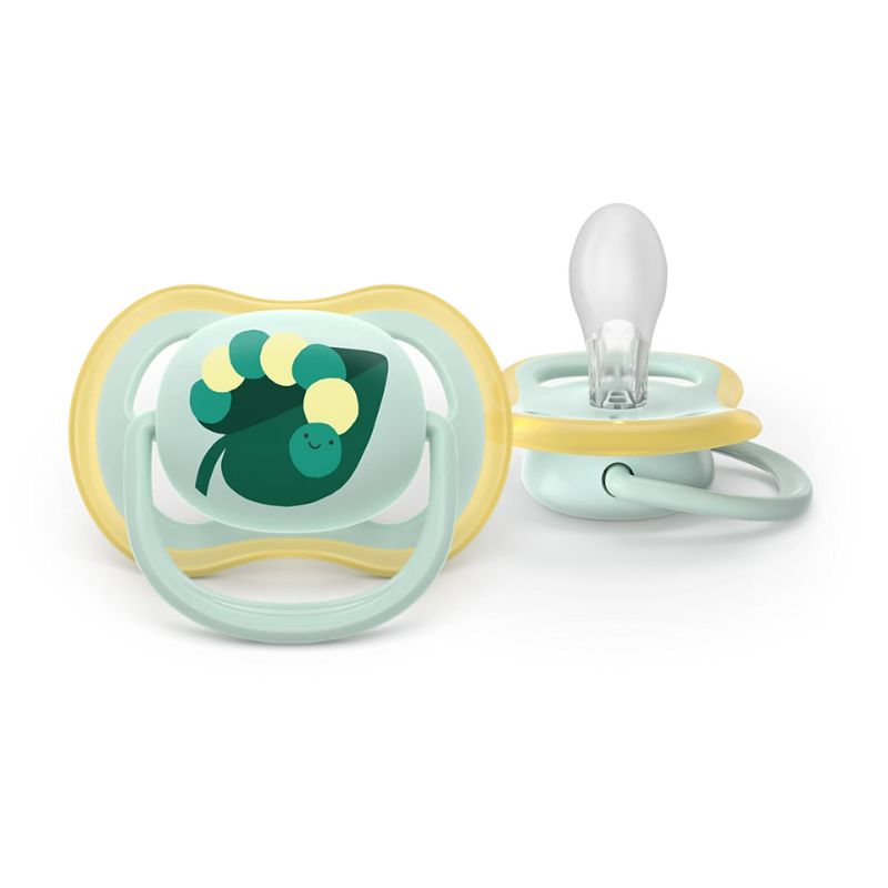 Philips Avent Ultra Air Σετ Σιλικονούχες Πιπίλες Για 0-6 Μηνών Light Green / Light Blue