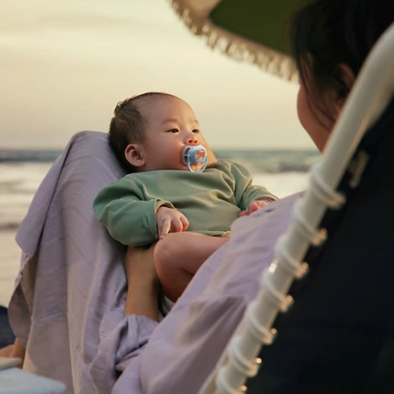 Philips Avent Ultra Air Σετ Σιλικονούχες Πιπίλες Για 0-6 Μηνών Light Green / Light Blue